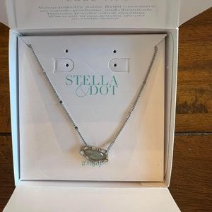Stella & Dot Bluegrass Dainty Necklace